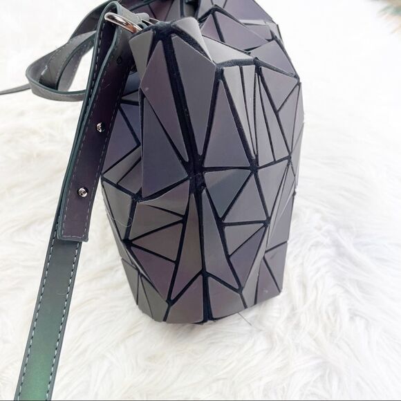 Hot One Geometric Luminous Shoulder Bag with Crossbody Strap - Picture 11 of 16